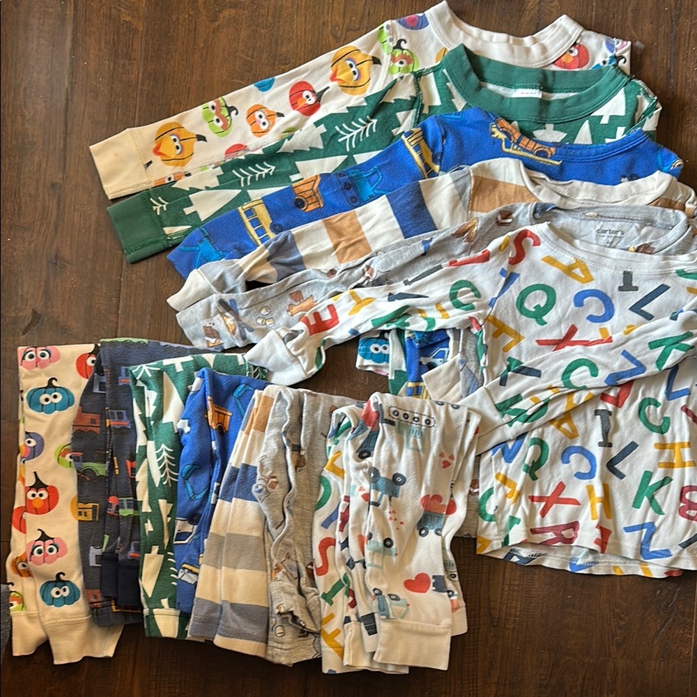 (6) Colorful Kids Pajama Set various brands 4T